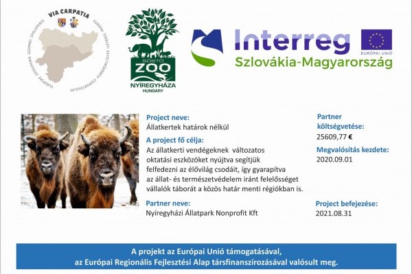 Interreg Szlovákia-Magyarország projekt valósul meg